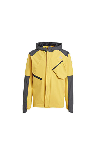 adidas Ult Cte Jkt Erkek Su Tutmaz Koşu Ceketi IL1968 Sarı