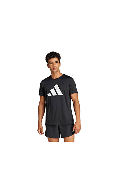 Adidas Run it Tee Erkek Koşu Tişörtü IL7235 Siyah