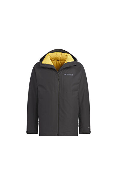 adidas 3In1 Goose Jkt Erkek Outdoor Montu (Çift Taraflı) IL8972 Siyah