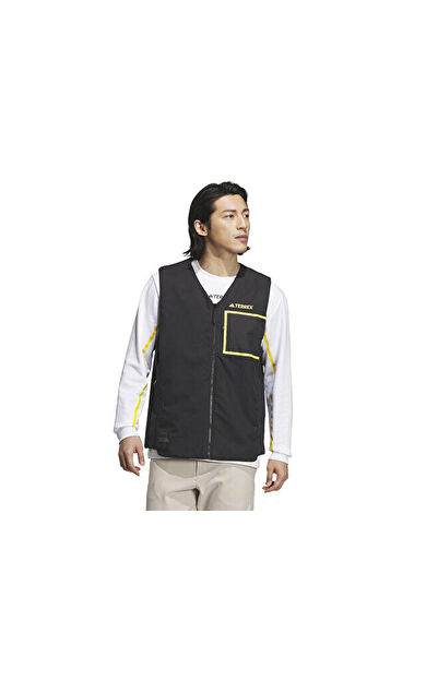 adidas National Geographic Vest Erkek Outdoor Su Tutmaz Yelek IL8992 Siyah