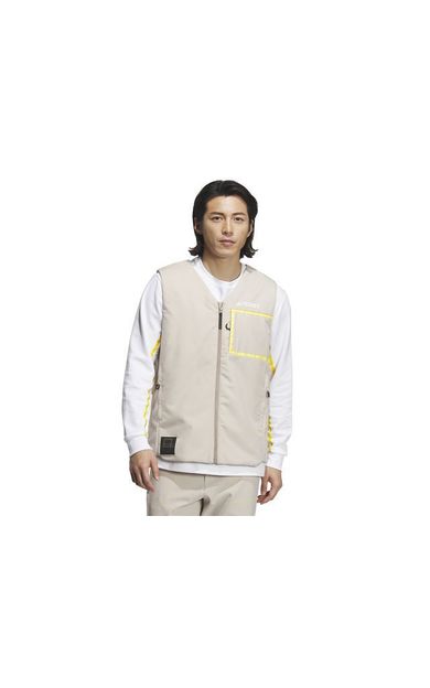 adidas National Geographic Vest Erkek Outdoor Su Tutmaz Yelek IL8993 Krem