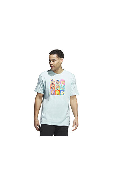 adidas Lilstripe Meta Erkek Basketbol Tişörtü IM4612 Yeşil