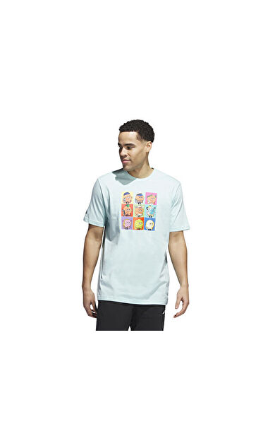 adidas Lilstripe Meta Erkek Basketbol Tişörtü IM4612 Yeşil
