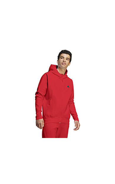 adidas M Z.N.E. Pr Fz Erkek Günlük Ceket IN5088 Kırmızı
