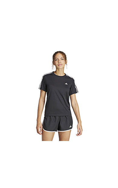 adidas Otr E 3S Tee Kadın Koşu Tişörtü IQ3875 Siyah
