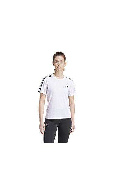 adidas Otr E 3S Tee Kadın Koşu Tişörtü IQ3876 Beyaz