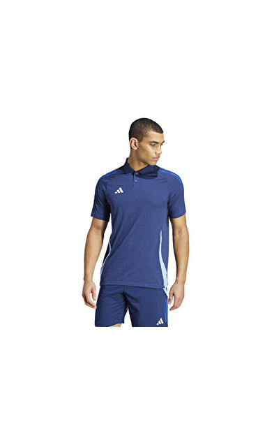 adidas Tiro24 C Polo Erkek Futbol Antrenman Polo Tişörtü IR7564 Lacivert