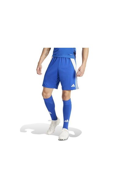 adidas Tiro24 Sho Erkek Futbol Antrenman Şortu IR9378 Mavi