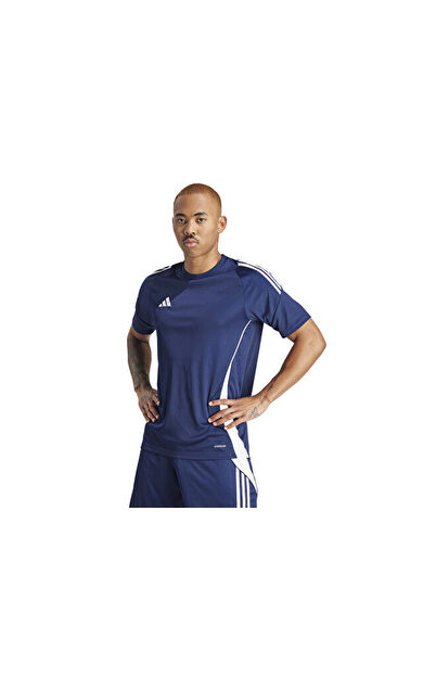 adidas Tiro24 Jsy Erkek Futbol Antrenman Forması IS1018 Mavi