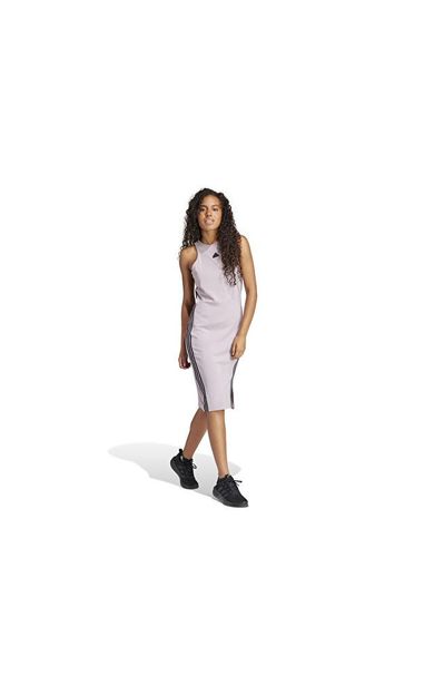 adidas W Fi 3S Dress Kadın Günlük Elbise IS3657 Mor
