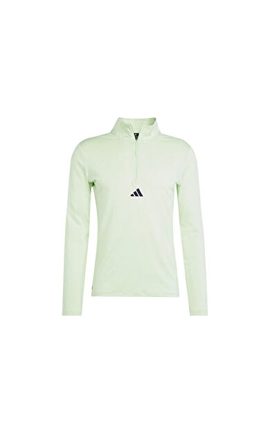 adidas Wo Quarter Zip Erkek Antrenman Sweatshirt IS3803 Yeşil