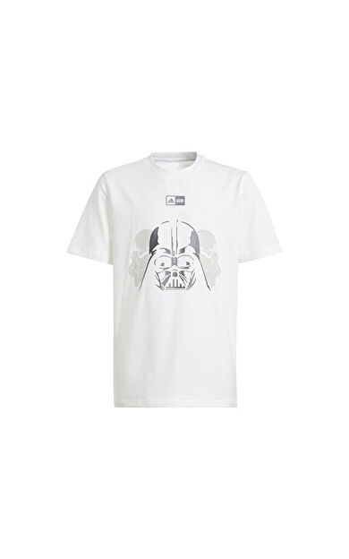 adidas J Sw Gfx T Çocuk Günlük Tişört IS4566 Beyaz