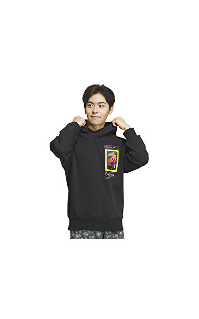 adidas Natgeo Gfx Hdy Erkek Günlük Sweatshirts IS9524 Siyah