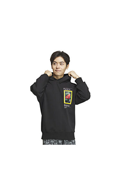 adidas Natgeo Gfx Hdy Erkek Günlük Sweatshirts IS9524 Siyah
