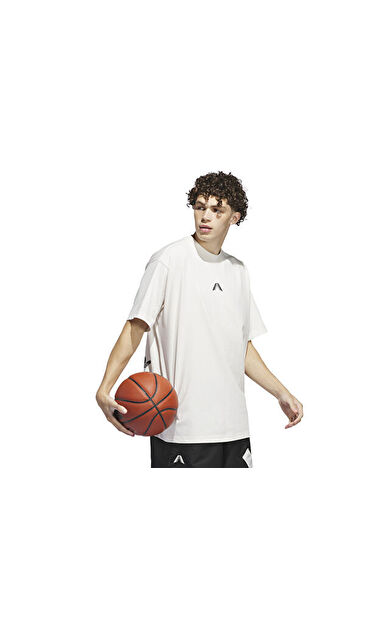 adidas Ae Foun Tee Erkek Basketbol Tişörtü IU2810 Bej