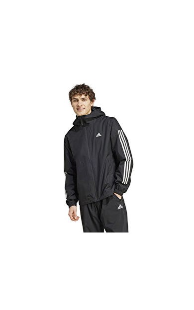 adidas Ess 3S R.R Jkt Erkek Günlük Ceket IV9262 Siyah