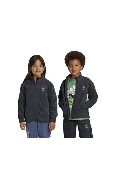 adidas Lk Dy Mm Wi Tt Çocuk Günlük Polar Ceket IW0675 Siyah