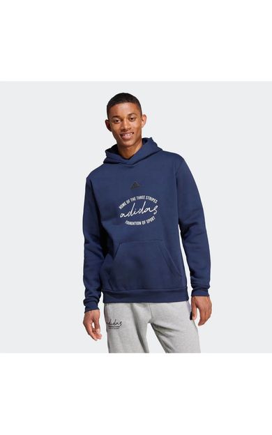 Adidas IW3567 Bl Fl Hd Gd Q3 Erkek Sweatshirt