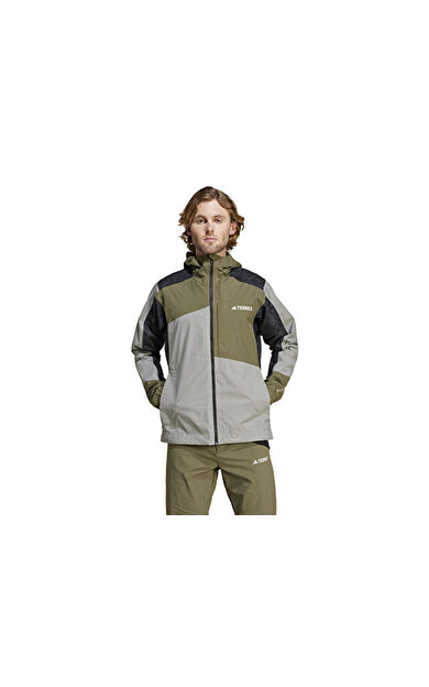 adidas Xpr Hybr Rr J Erkek Outdoor Ceketi IW8876 Haki