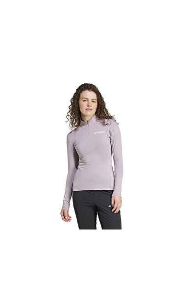 adidas W Xpr Longsleeve Kadın Outdoor Uzun Kollu Üst IW9184 Mor