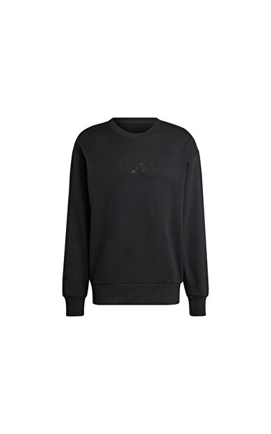 Adidas M A Szn Ft Crw Erkek Günlük Sweatshirts IX1261 Siyah