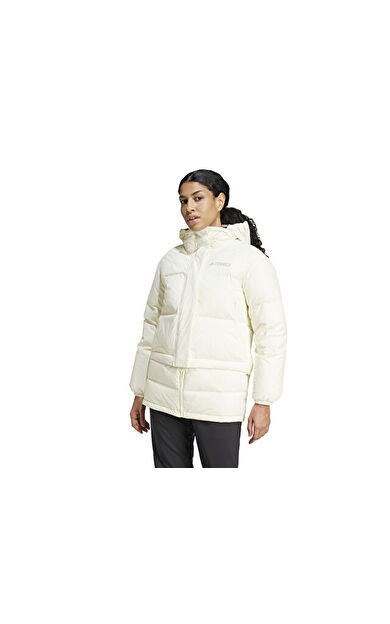 adidas Terrex Xpl W Goose Jkt Kadın Outdoor Montu IX7929 Krem