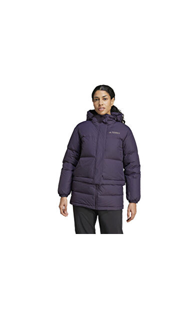 adidas Terrex Xpl W Goose Jkt Kadın Outdoor Montu IX7930 Mor