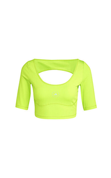 adidas Asmc Crop Kadın Günlük Tişört IX8072 Yeşil