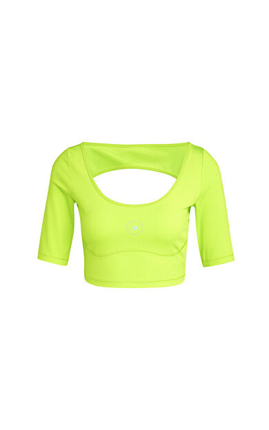 adidas Asmc Crop Kadın Günlük Tişört IX8072 Yeşil