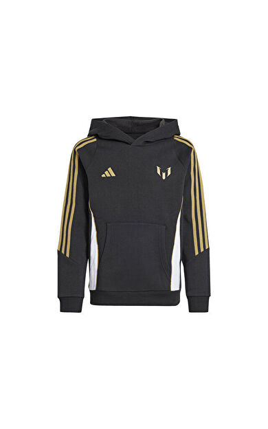adidas Messi Hoody Y Çocuk Futbol Sweatshirts IZ0576 Siyah