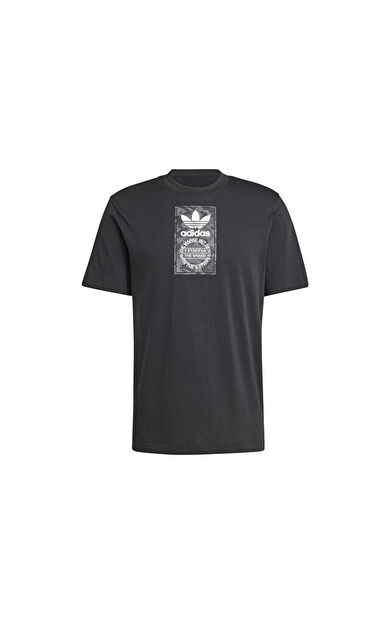 adidas Camo Label Tee Erkek Günlük Tişört IZ2516 Siyah