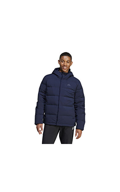 adidas Helionic Ho Jkt Erkek Günlük Mont IZ4701 Mavi