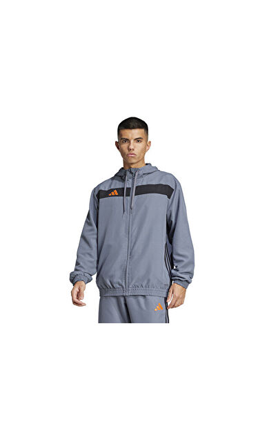 adidas Tiro Es W Hood Erkek Futbol Antrenman Ceketi JC5437 Renkli