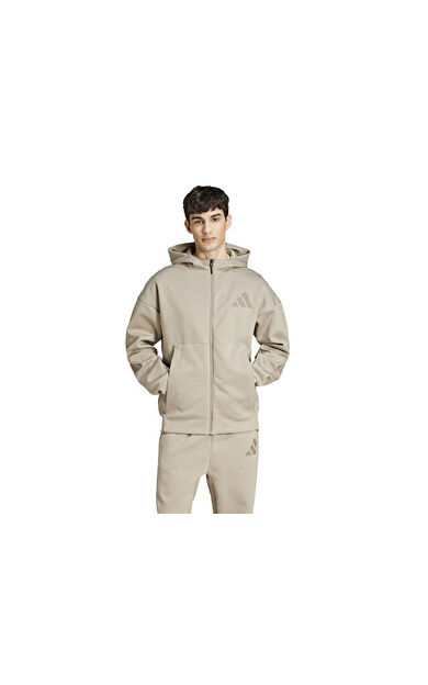 adidas  M Z.N.E. Fz Erkek Günlük Ceket JC5495 Bej
