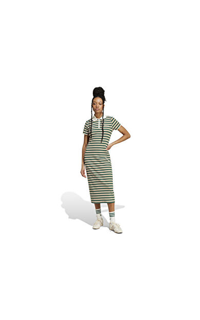 adidas Rib Dress Kadın Günlük Elbise JC6178 Renkli