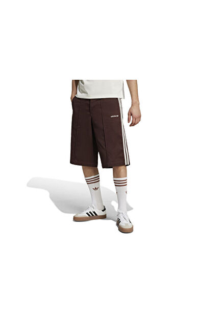 adidas 80S 11In Bermud Erkek Günlük Şort JC6524 Kahverengi