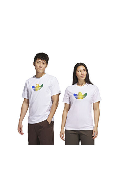 adidas SHMOO FILL TEE Unisex Günlük Tişört JC7760 Renkli