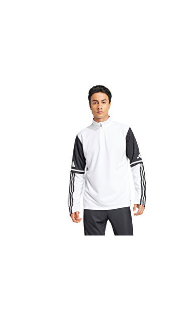adidas Sq25 Tr Top Erkek Futbol Antrenman Uzun Kollu Tişört JD2987 Beyaz