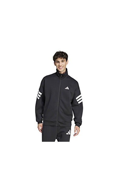 Adidas M Fi 3S Tt Erkek Günlük Eşofman Üstü JD4885 Siyah