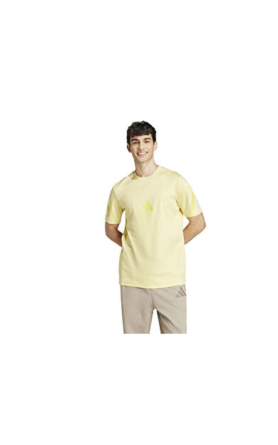 adidas  M Z.N.E. Tee Erkek Günlük Tişört JD5981 Sarı