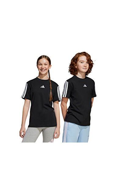 Adidas J 3S TEE 160 Çocuk Günlük Tişört JD6487 Siyah