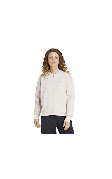 adidas W Xpl Sweat Jkt Kadın Günlük Ceket JD6644 Krem