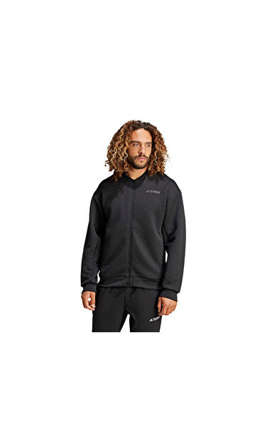 adidas Xpl Sweat Jkt Erkek Outdoor Ceket JD6645 Siyah