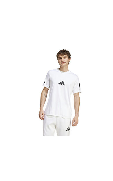 adidas M Z.N.E. Tee Erkek Günlük Tişört JE3078 Beyaz