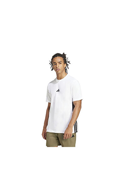 Adidas M 3S Sj T Erkek Günlük Tişört JE6388 Beyaz