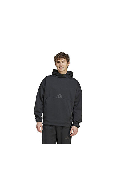 adidas M Z.N.E. Hd Erkek Günlük Sweatshirt JE7537 Siyah