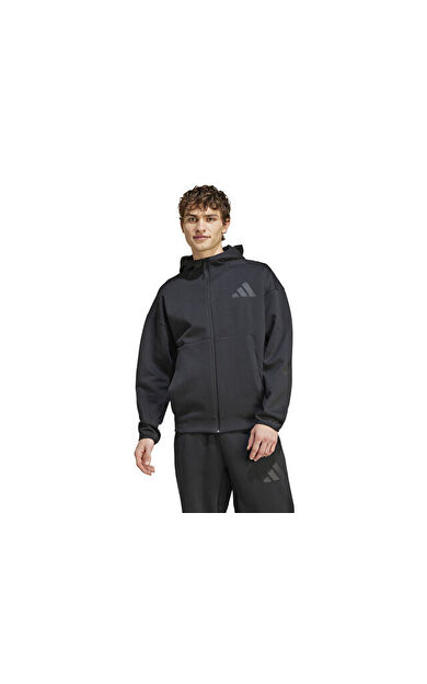 adidas M Z.N.E. Fz Erkek Günlük Ceket JE7538 Siyah