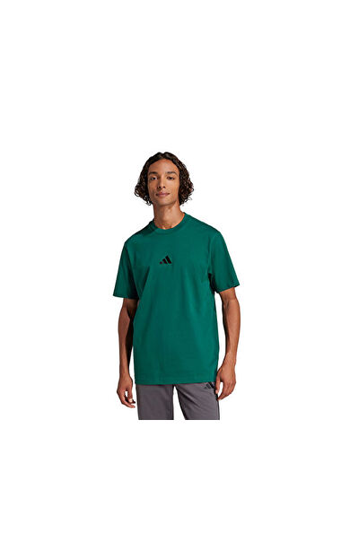 Adidas M Sl Sj T Erkek Günlük Tişört JF1096 Yeşil