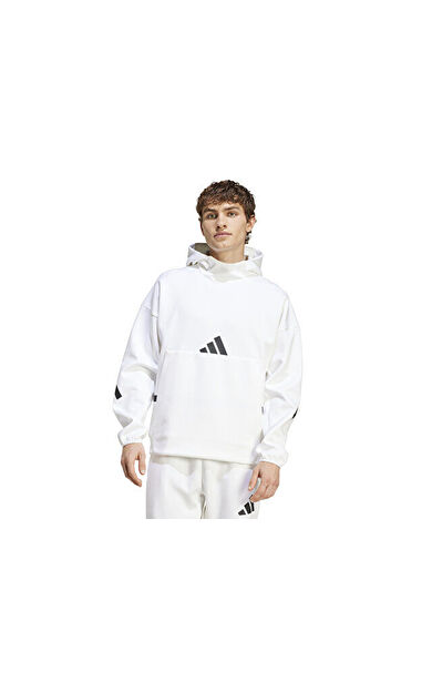 adidas M Z.N.E. Hd Erkek Günlük Sweatshirts JF2454 Beyaz