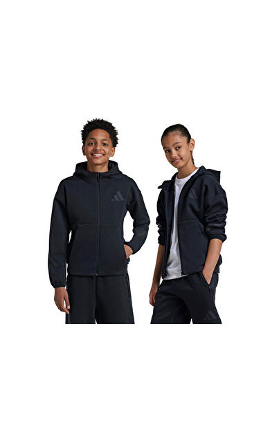 adidas J Z.N.E.Fz Çocuk Günlük Ceket JF2847 Siyah